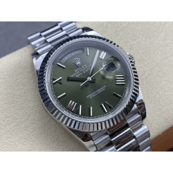 ROLEX 로렉스 데이데이트 41mm 올리브 그린 다이얼 텅스텐 m228236