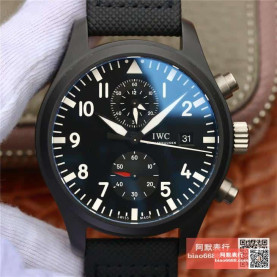 IWC 아이더블유씨 파일럿 탑건 크로노그래프 미라마 블랙