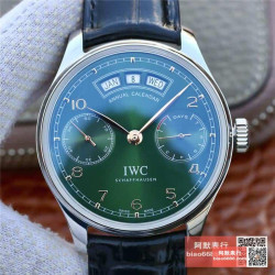 IWC 아이더블유씨 포르투기저 퍼페추얼 캘린더 그린다이얼