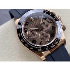 ROLEX 로렉스 데이토나 크로노그래프 초코 다이얼 러버밴드 116515