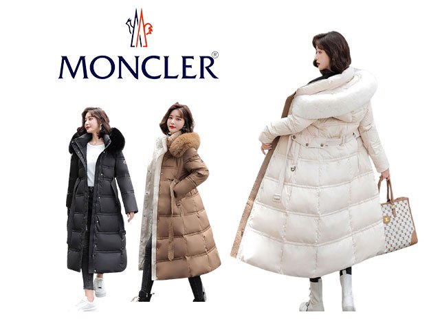 MONCLER 몽클레어 벨트 롱패딩