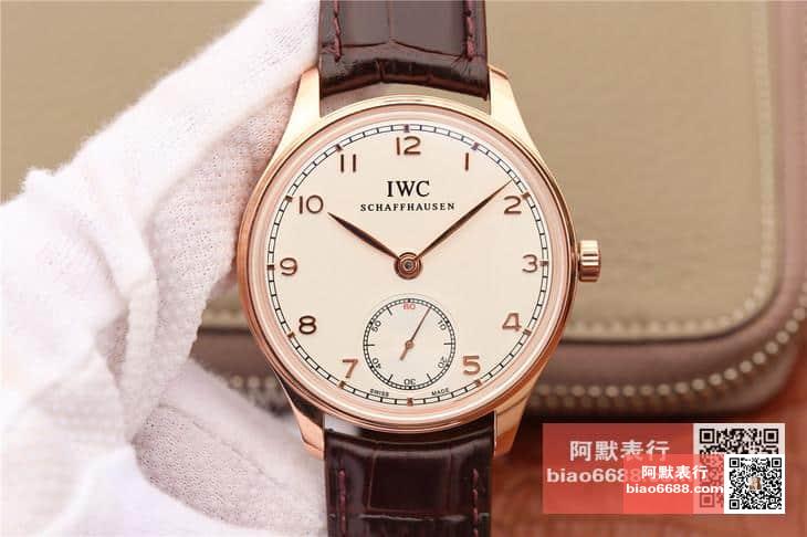 IWC 아이더블유씨 포르투기저 핸드운드 로즈골드 화이트다이얼