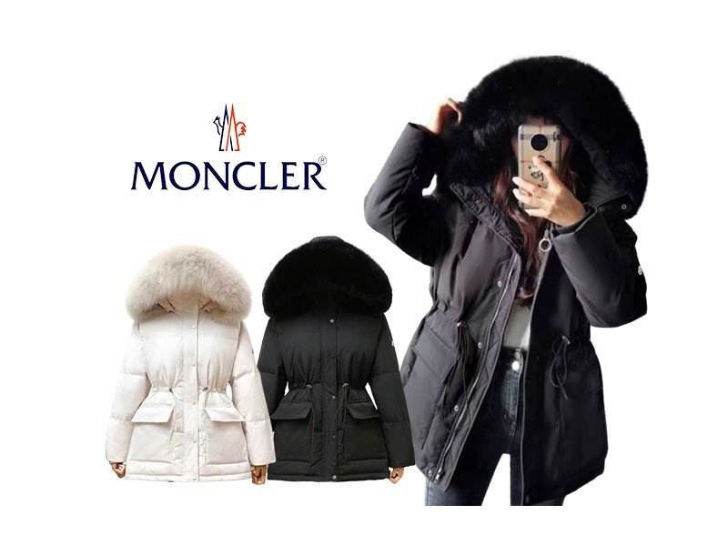 MONCLER 몽클레어 하프 폭스 패딩