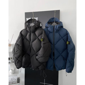 STONE ISLAND 스톤아일랜드 다운 후드 패딩