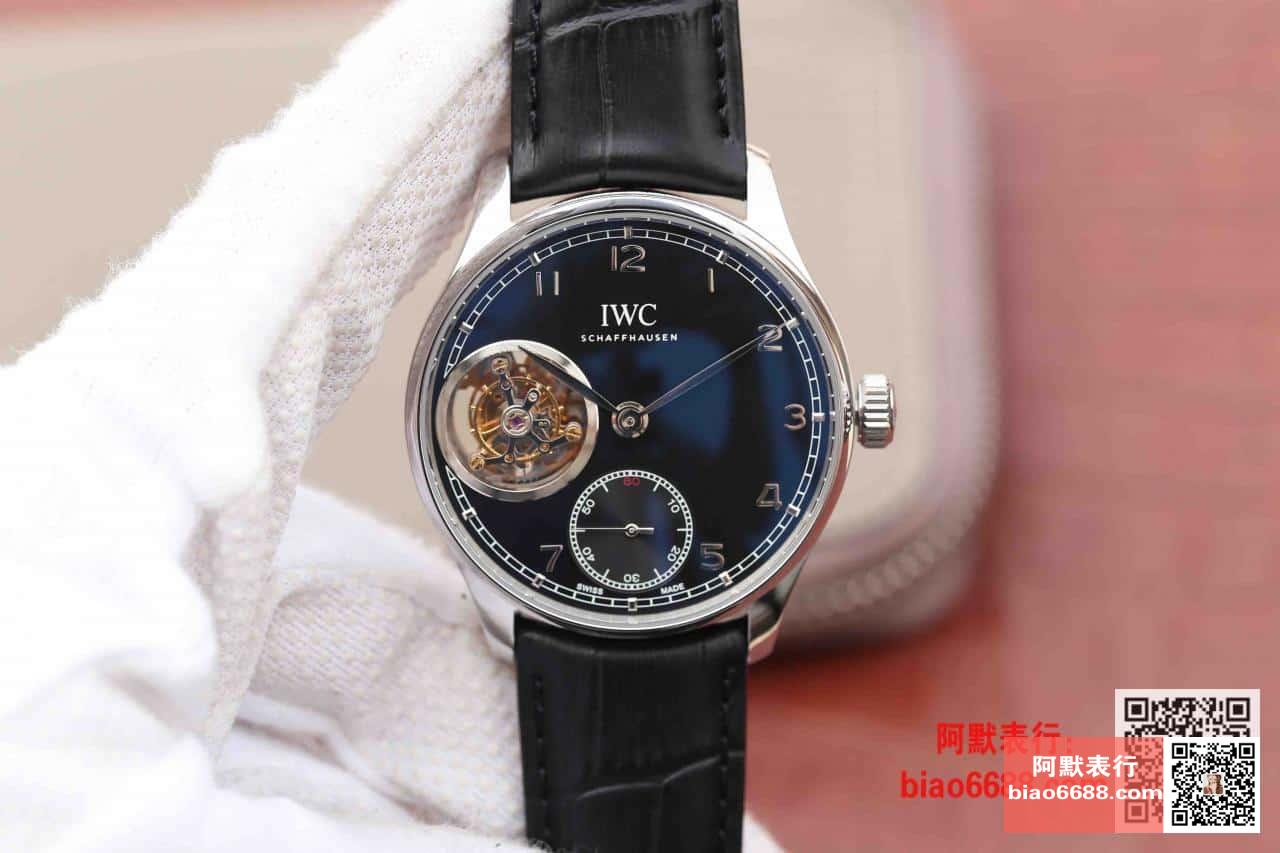 IWC 아이더블유씨 포르투기저 뚜르비옹 오토매틱 스틸 블랙다이얼