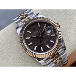 ROLEX 로렉스 데이저스트 초코 다이얼 콤비 41mm