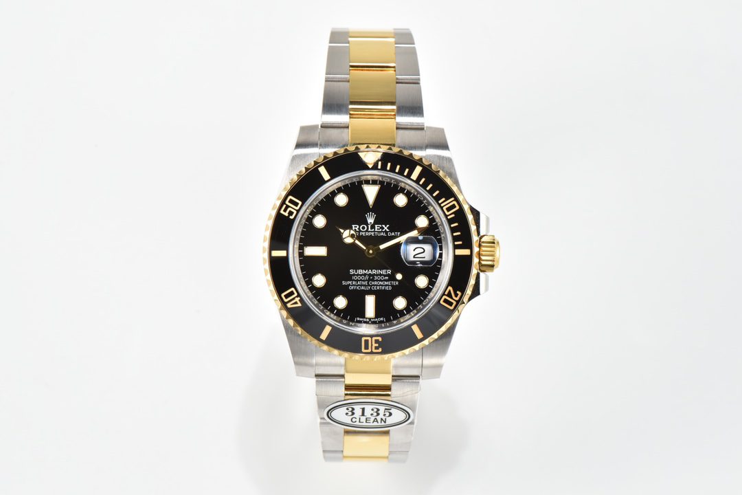 ROLEX 로렉스 서브마리너 검판 콤비 40mm V4버전 116613