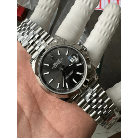 ROLEX 로렉스 데이저스트 그레이 다이얼 돔 베젤 41mm 126330