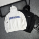 BALENCIAGA 발렌시아가 이니셜 로고 후디 기모