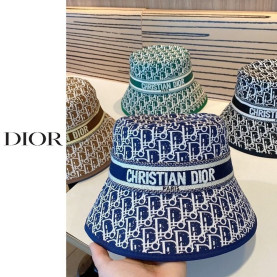 DIOR 디올 오블리크 좁은챙 버킷햇