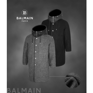 BALMAIN 발망 울 코트