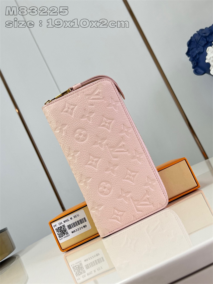 LOUIS VUITTON 루이비통 모노그램 앙프렝뜨 지퍼 장지갑 M83225 2024/신상