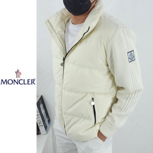 MONCLER 몽클레어 감마블루 남성 니트 패딩 자켓