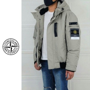 STONE ISLAND 스톤아일랜드 후드 패딩 봄버 자켓