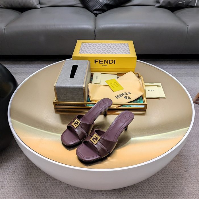 FENDI 펜디 여성용 슬리퍼 (굽높이5.5CM) F33753-1 2024/신상 2COLOR