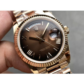 ROLEX 로렉스 데이데이트 데이데이트 브라운 다이얼 로즈골드 금통 36mm