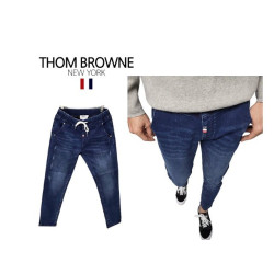 THOM BROWNE 톰브라운 본딩 밴딩 데님