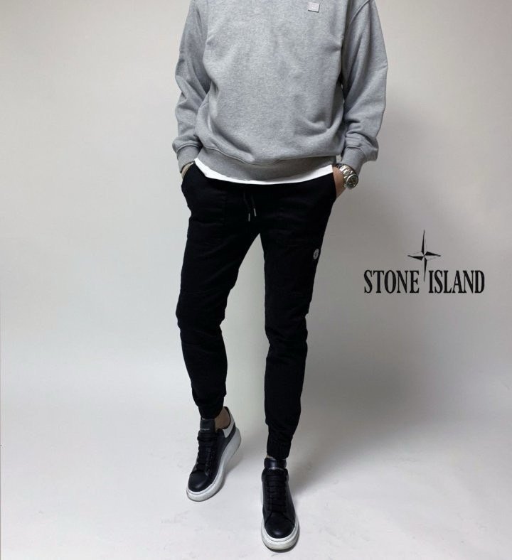 STONE ISLAND 스톤아일랜드 밴딩스판 조거카고바지