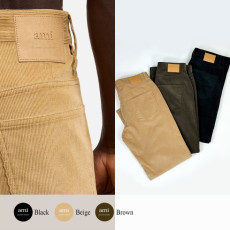 AMI 아미 세미와이드 코듀로이 팬츠