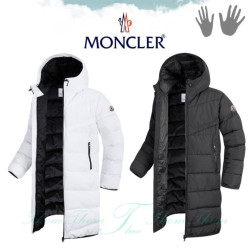 MONCLER 몽클레어 절개 후드 롱 패딩