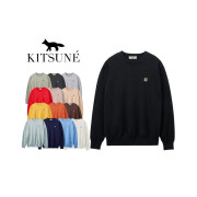 MAISON KITSUNE 메종키츠네 헤드폭스 캐시미어 라운드니트