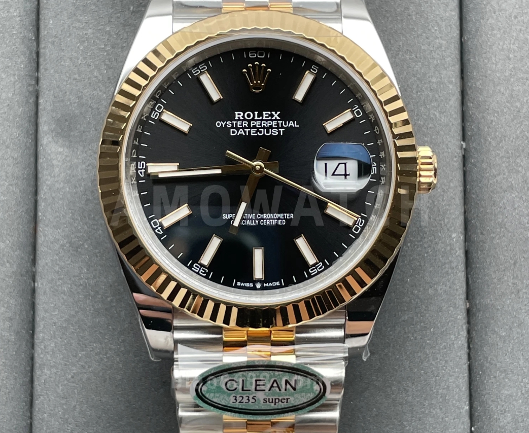 ROLEX 로렉스 데이저스트 블랙 다이얼 콤비 41mm