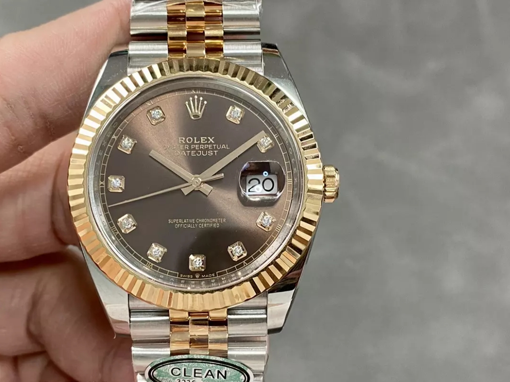 ROLEX 로렉스 데이저스트 브라운 10P 다이얼 41mm 126331