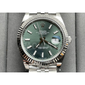 ROLEX 로렉스 데이저스트 그린 스틱 다이얼 쥬빌레 41mm 126334