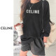 CELINE 셀린느 레터링패치  긴팔티셔츠 2COLOR