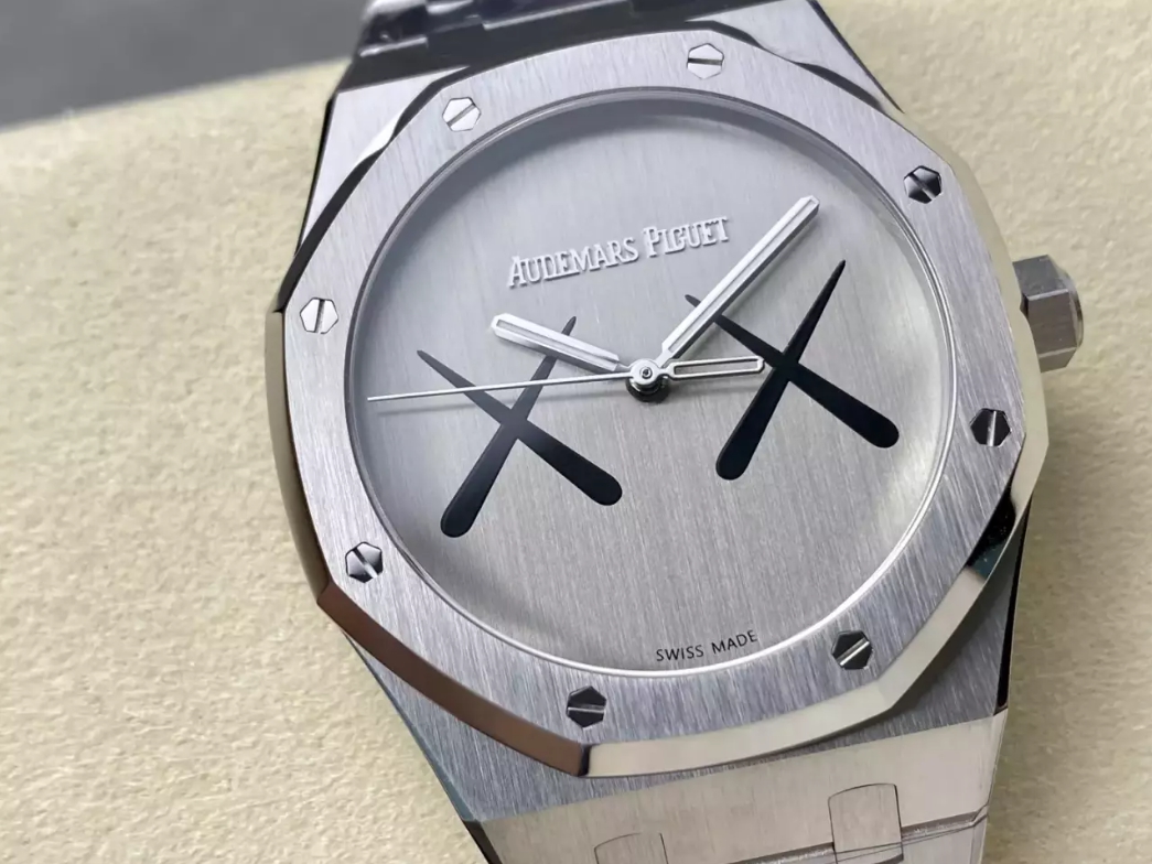 AUDEMARS PIGUET 오데마피게 카우스 XX 실버 다이얼 SS 브레이슬릿 SA4302 슈퍼 클론