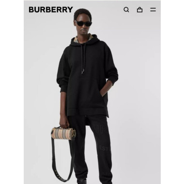 BURBERRY 버버리 노바체크 레터링 후드 남녀공용