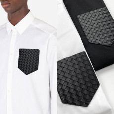 BOTTEGA VENETA 보테가베네타 레더포켓 솔리드 셔츠