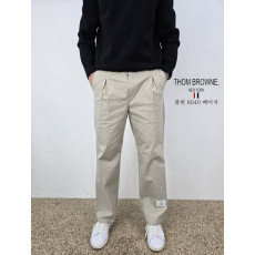 THOM BROWNE 톰브라운 사각패치 면 팬츠 3COLOR