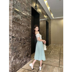 GUCCI 구찌 민트 롱 스커트