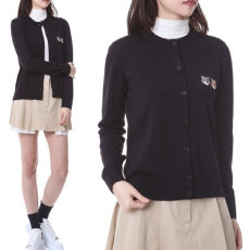 MAISON KITSUNE 메종키츠네 더블폭스헤드 라운드가디건 8COLOR