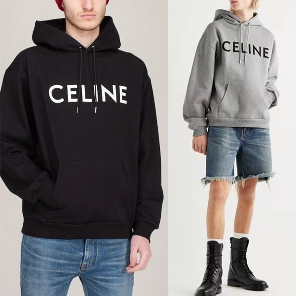 CELINE 셀린느 영문로고 후드 2COLOR