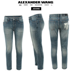 ALEXANDER WANG 알렉산더왕 메인 로고 슬림 일자진