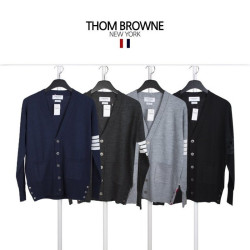 THOM BROWNE 톰브라운 사선 시그니처 가디건