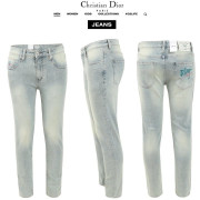 DIOR 디올 로고 자수 슬림 일자진