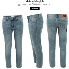 MAISON MARGIELA 메종마르지엘라 엠보 로고 중청 슬림 일자진