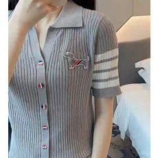 THOM BROWNE 톰브라운 헥터 칼라버튼 니트 셔츠 3COLOR