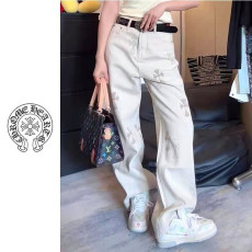 CHROME HEARTS 크롬하츠 십자가 베이지 팬츠