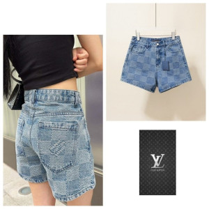 LOUIS VUITTON 루이비통 다미 전판 로고 하프 팬츠