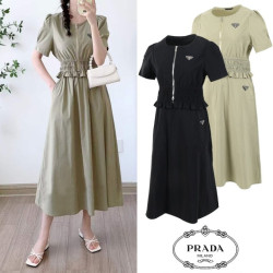 PRADA 프라다 트라이앵글 리나일론 스커트 셋업