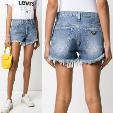 PRADA 프라다 데님 숏팬츠