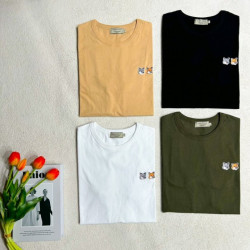 MAISON KITSUNE 메종키츠네 더블폭스 헤드 반팔티