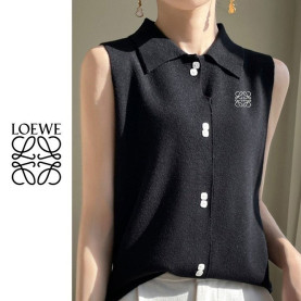 LOEWE 로에베 자수 투버튼 카라민소매 5COLOR
