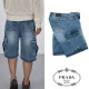 PRADA 프라다 버뮤다 카고 워싱 데님쇼츠