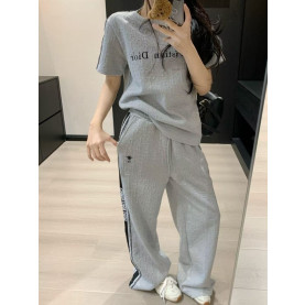 DIOR 디올 엠보 반팔 츄리닝 셋트