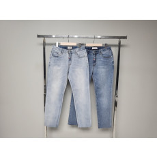 THOM BROWNE 톰브라운 화이트 패치 청바지